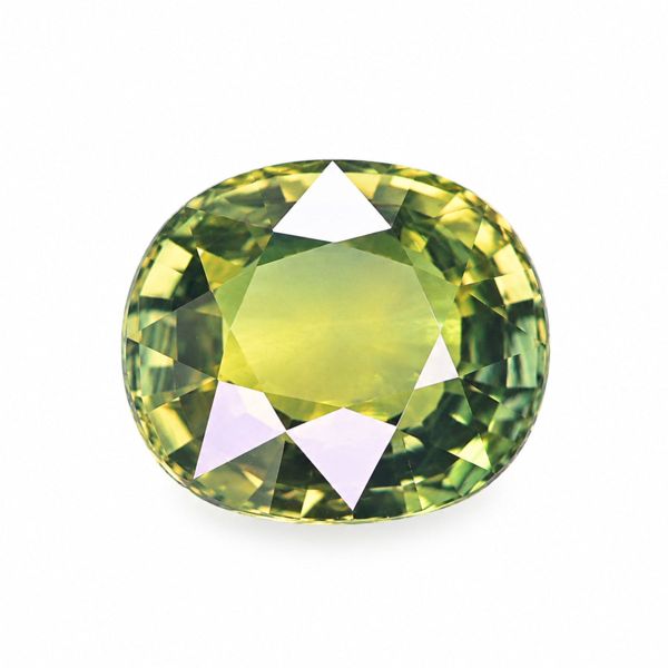 5.11 Carat Natural Unheated Thai Green Sapphire
